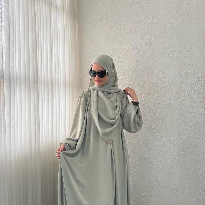 (FREDDORA) Fairuz Dress Muslim Gamis Simple