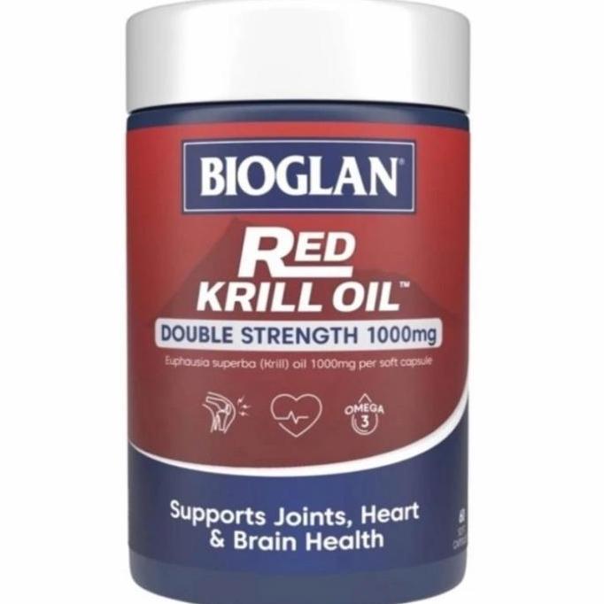 Bioglan Red Krill Oil double strength 60 capsules