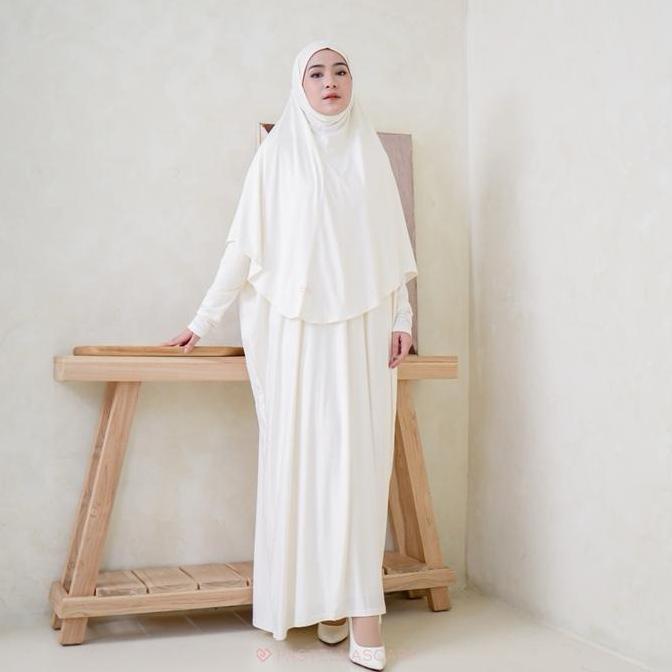 Pastellascarf | Heina Loose Abaya | Abaya Syari | Batwing Abaya | Abaya Umroh bahan Rayon Spandek Dr