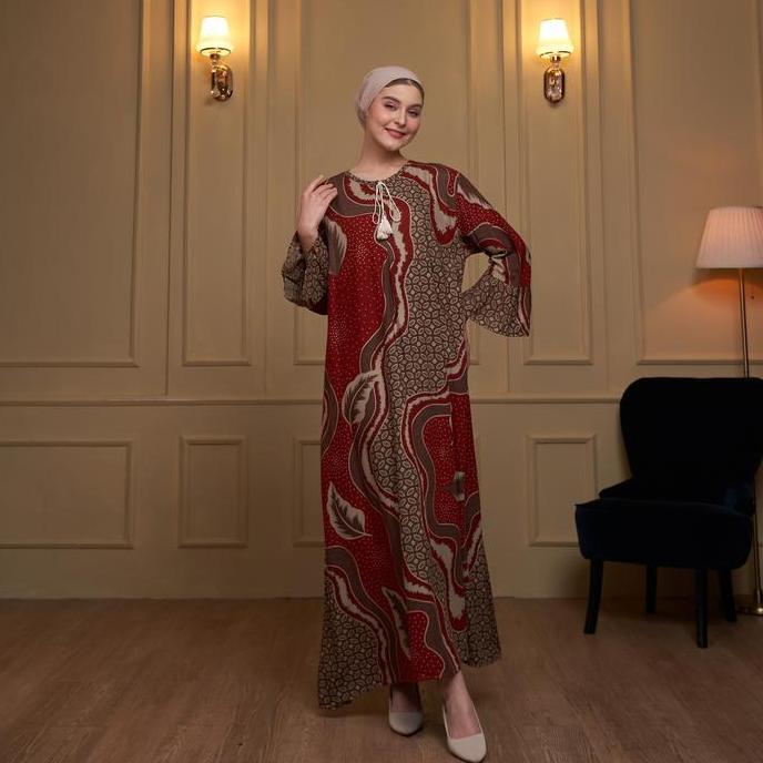 Abaya Gamis Amanda Gudang salen Daster longdress gamis Rayon Panjang Muslim Panjang Maxi Motif Midi 