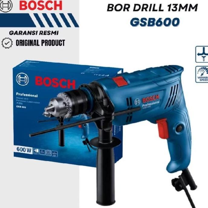 BOSCH GSB 600 MESIN BOR BETON BOSCH BOLAK BALIK 13MM (2ARAH)