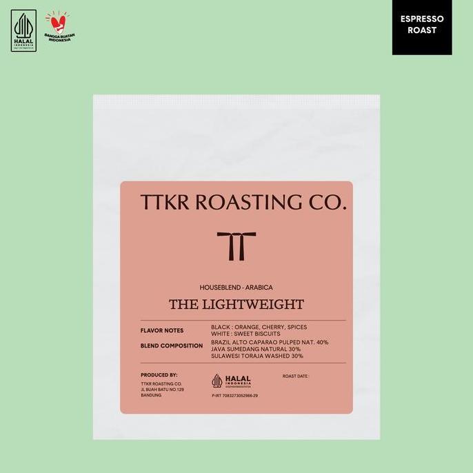 The Lightweight - House Blend Arabica Espresso Roast (Biji Kopi/ Roasted Beans)