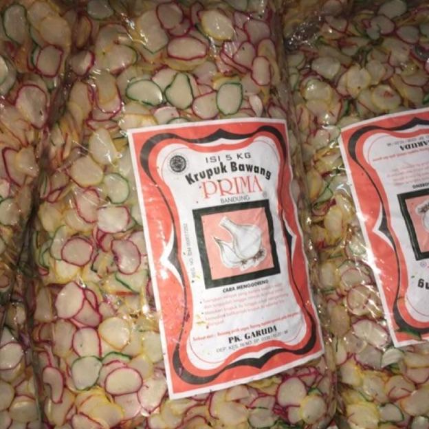 Kerupuk Bawang Prima 5kg / Krupuk warna warni 1 Bal / Kerupuk Ketoprak