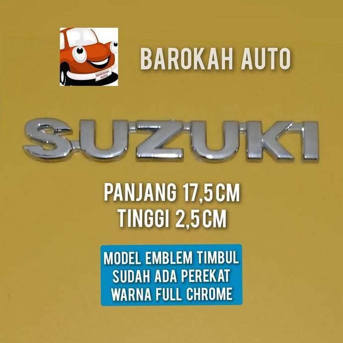 logo emblem suzuki belakang untuk apv ertiga swift dll universal