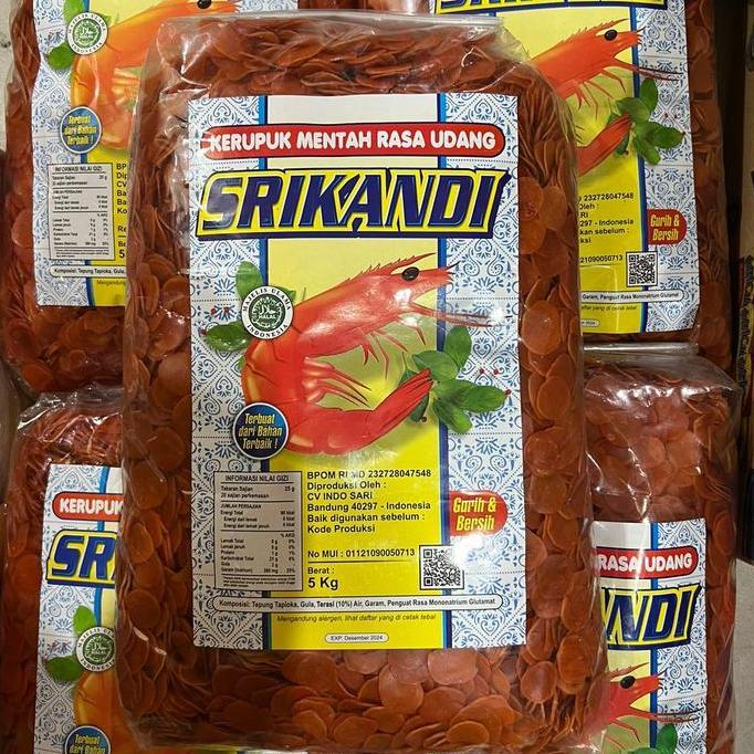 Kerupuk / Krupuk Udang Srikandi 1 bal 5 kg (mentah)