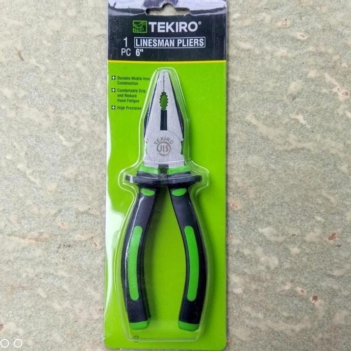 TEKIRO TANG KOMBINASI 6" LINESMAN PLIERS TEKIRO 6 INCH TANG KOMBINASI TEKIRO 6 INCHI