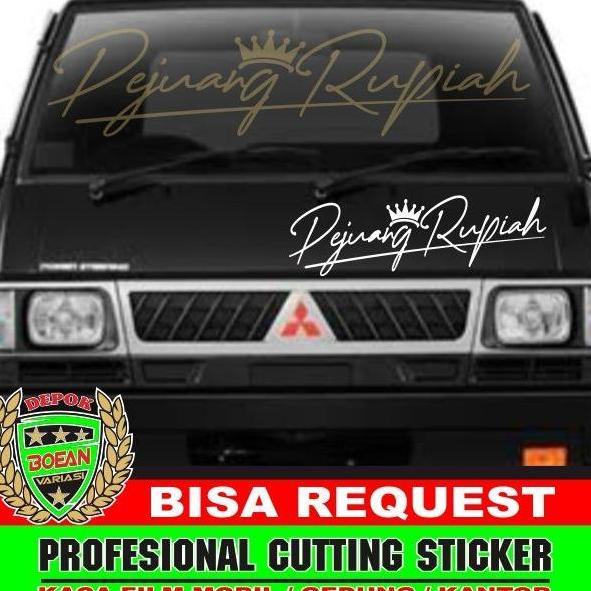 cutting sticker pejuang rupiah L300 Granmax Apv carry futura truck