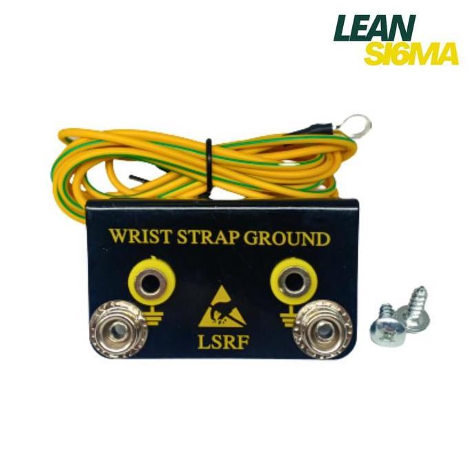 Anti Static Socket Ring Ground Connector for ESD Wrist Strap Grounding