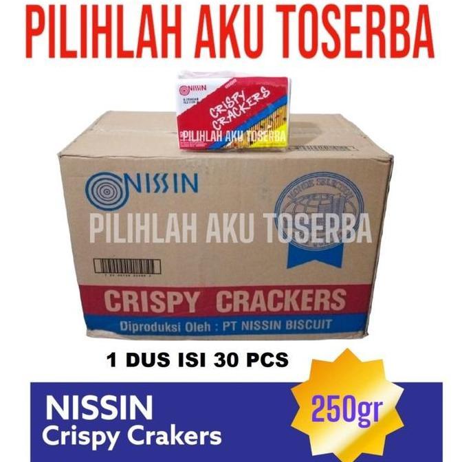 Biskuit Nissin CRISPY CRACKERS 250 gr - ( HARGA 1 DUS isi 30 pcs )