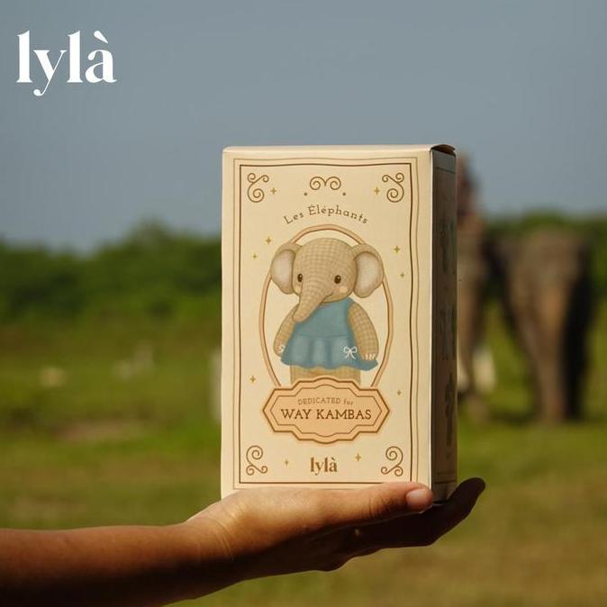Lyla - Elephant Stuffed Toy (Blind Box) Boneka Rajut Gajah SAR