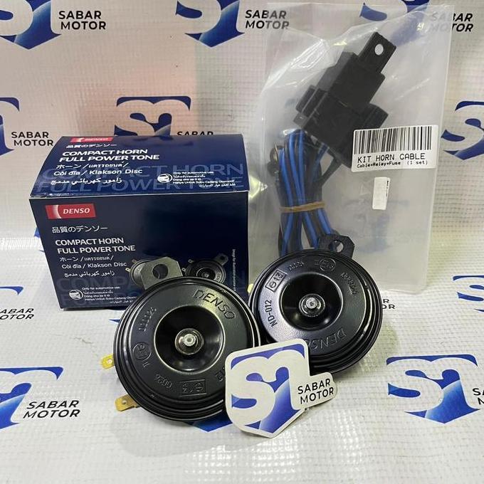 Klakson Denso Disc - Paket klakson Denso disc  + Relay set denso