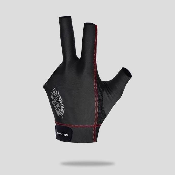 Sarung Tangan Billiard Premium Billiard Gloves Prodigo Garaga Hitam