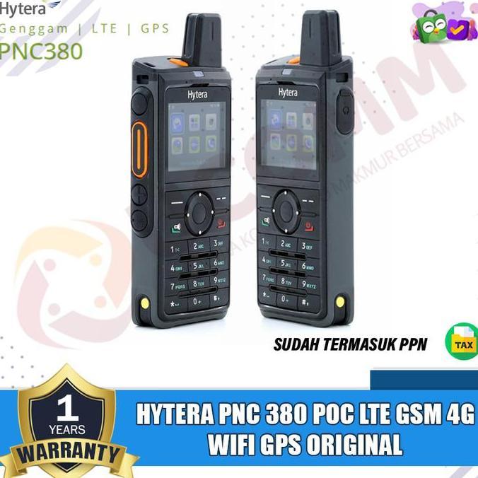 BEBAS ONGKIR - Hytera Pnc 380 Pro Wifi 4G LTE Gps Ht Poc Hytera Pnc380 Pnc-380 Pro Ht Gsm Hytera Ori