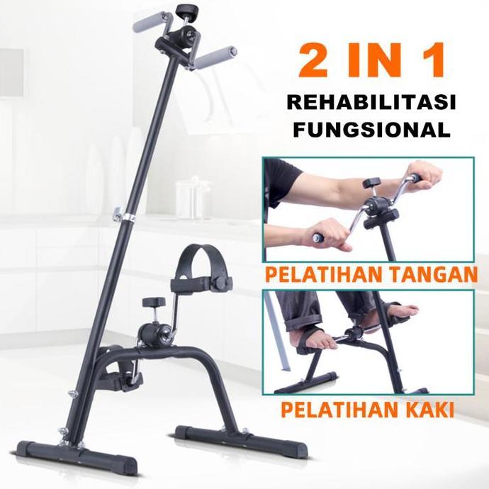 Kaliapararel - Sepeda Statis Terapi Stroke | Alat Olahraga Kaki & Tangan dengan Kursi