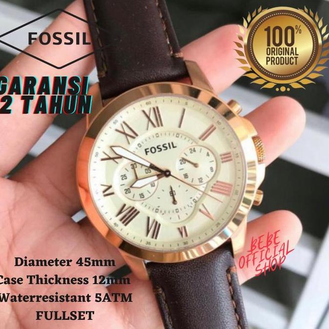 [ORIGINAL] Jam Tangan Pria Fossil FS4991 Grant Chronograph Original terlaris