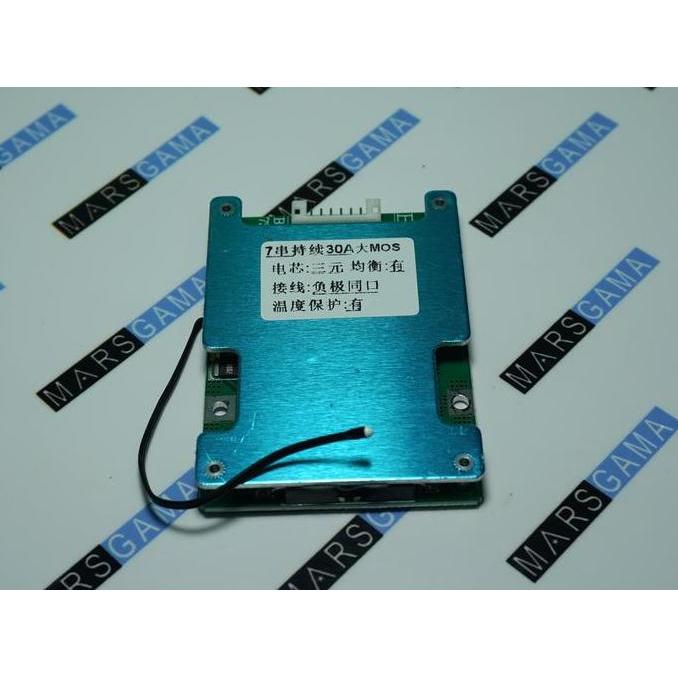 Bms 7S 30A 24V 29.4V Lithium 3.7V 18650 With Balance Same Port Kualitas Terbaik Harga Termurah