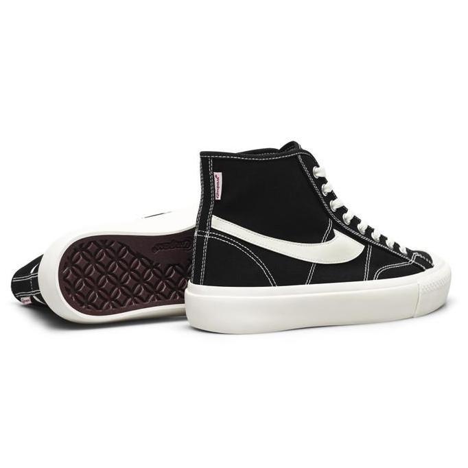 Grade Ori Sepatu Compass Gazelle Hi Black White