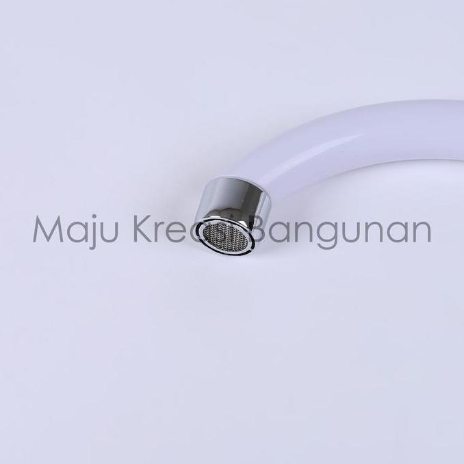 Lansungkirim- Kran Angsa Tanam Pvc New Soligen Keran Air Cuci Piring Sink Dapur Tancap Putih B1 B2 B