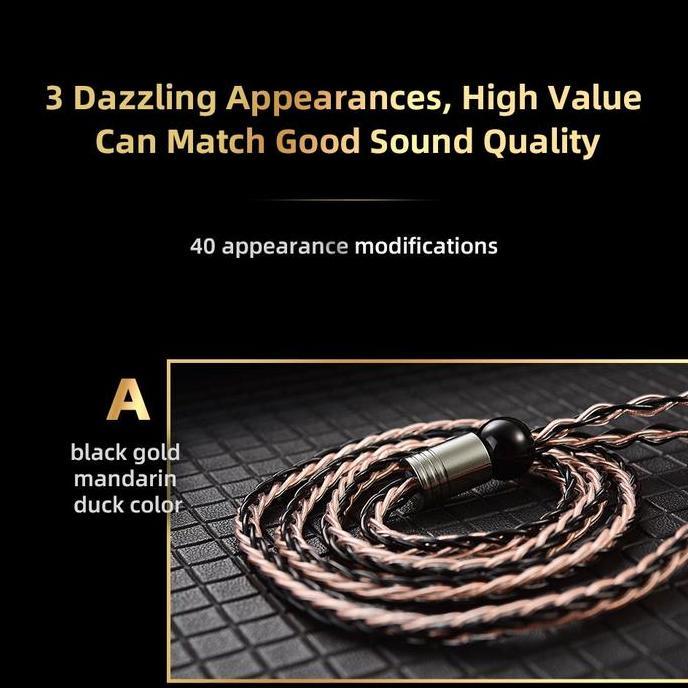 Diterium- Qkz T1 Kabel Upgrade 200 Cores 8 Strand Qdc For Kz Qkz Trn