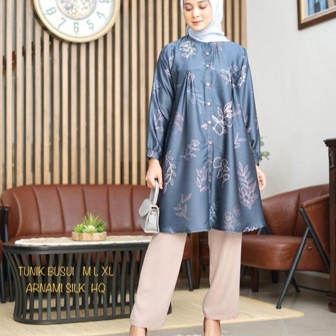 Berkualitas Tunik Busui Arnami Silk Hq | Tunik By Kamari | Tunik Terbaru | Tunik Premium | Tunik Pri