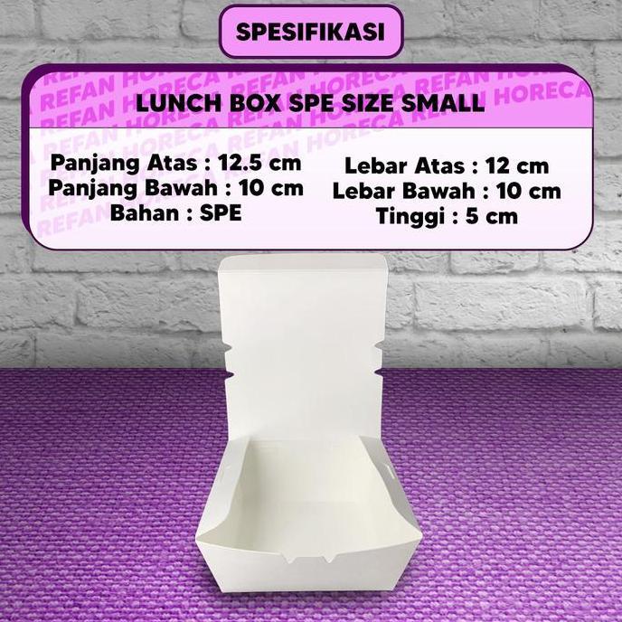 Siapkemas- Lunch Box Ukuran S - Paper Box Size S - Kotak Makan Kertas Premium