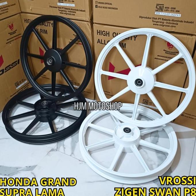 VELG RACING GRAND / SUPRA LAMA PALANG 8  DEPAN BELAKANG TROMOL VROSSI ZIGEN SWAN