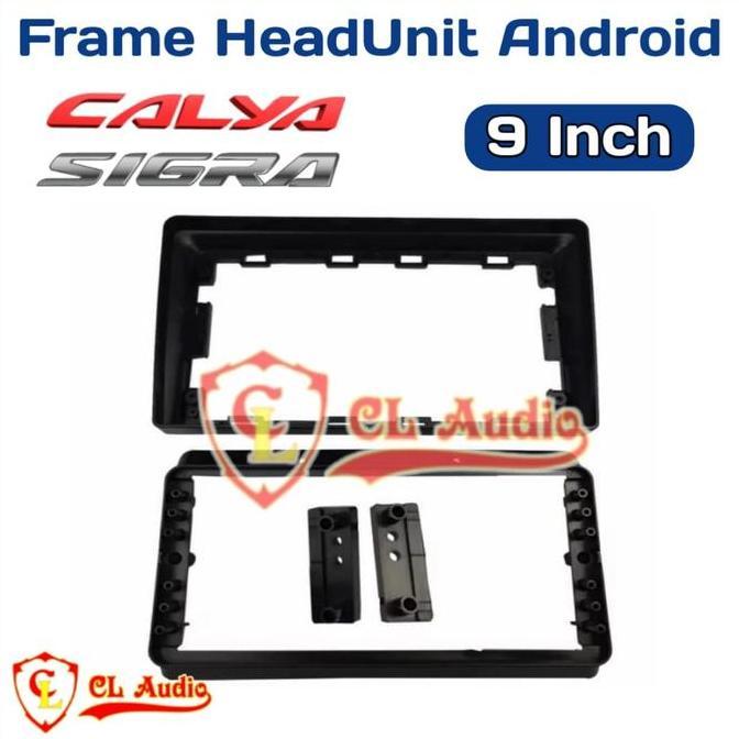 Frame Head Unit Android 9 Inch Calya/Sigra Baru