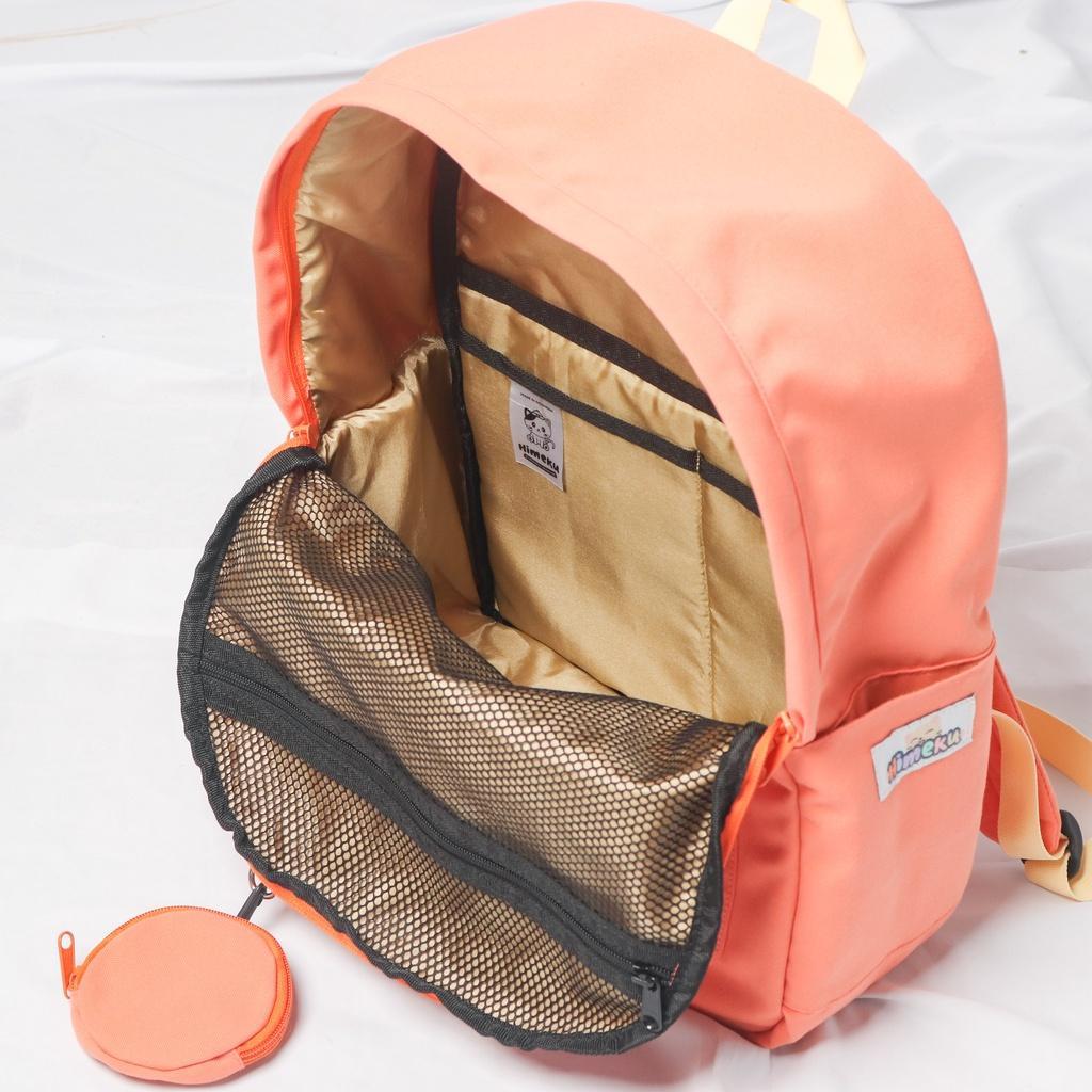 Himeku Bombim Backpack - Tas Sekolah Big To Jumbo - Tas Muat Banyak - Ransel Kanvas Pria Wanita