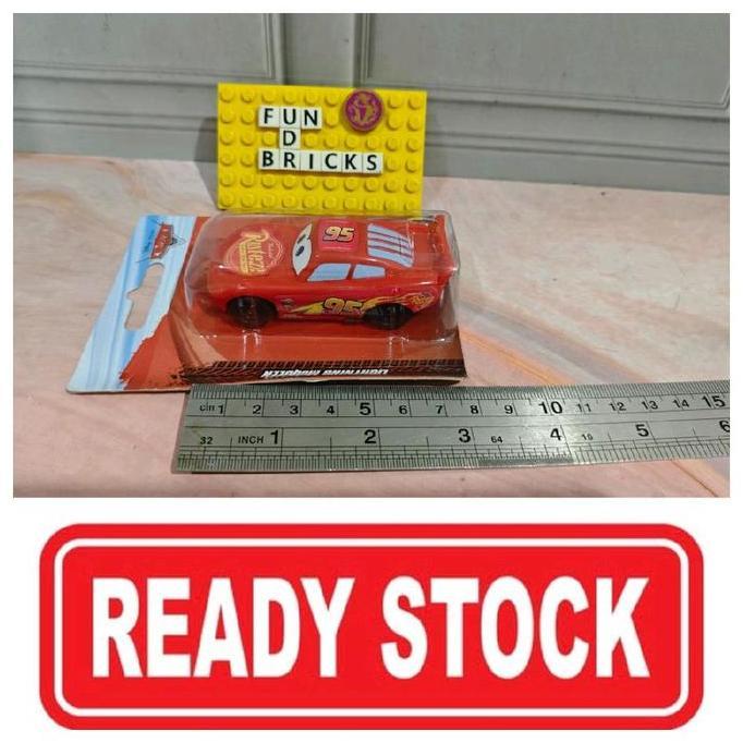 Mattel Cars Mcqueen Bahan Plastik Diecast