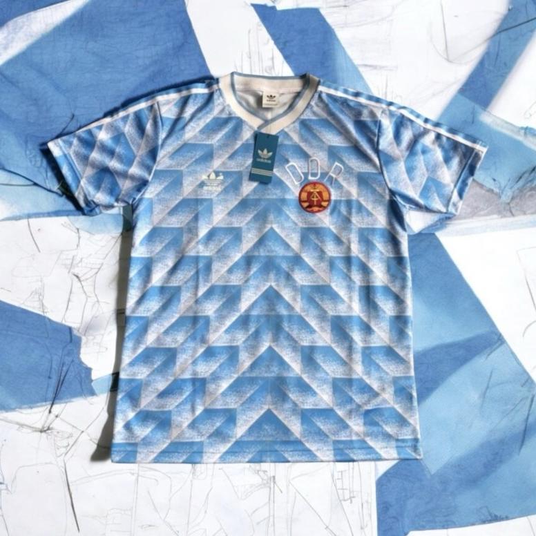 Jersey Retro DDR East germany Jerman Timur  88 Classic Vintage