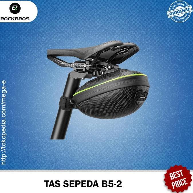 Promo Tas Sepeda Rockbros B5-2 Tas Sadel Belakang Mtb Lipat Anti Air Sport Diskon