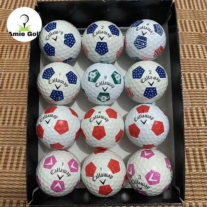 Bola Golf second bekas callaway motif soccer sepak bola grade A Original