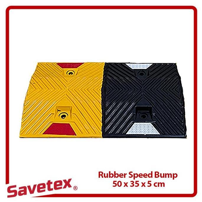 Rubber Speed Bump / Polisi Tidur Karet 50 cm x 35 cm x 5cm BARU