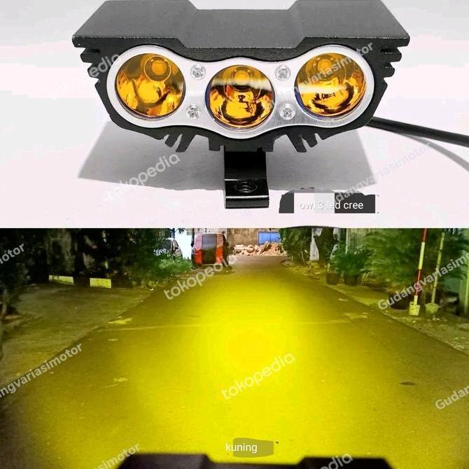 lampu tembak sorot owl cree 3 led