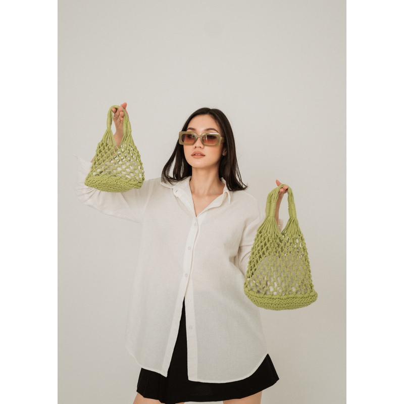 Dikau - Ploom Macrame Bag - Dikau X Ploomberry - Tas Macrame