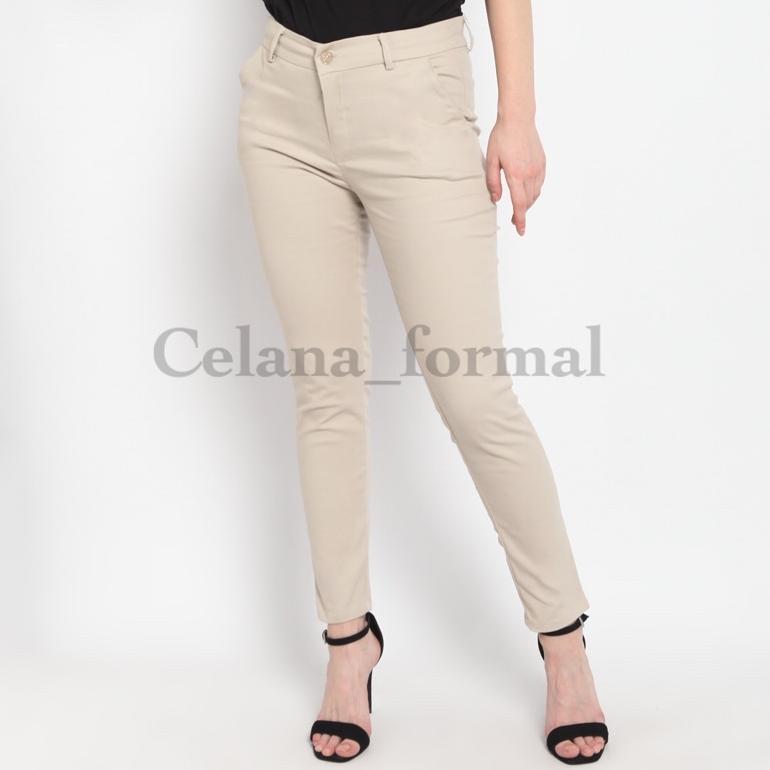 PREMIUM CELANA CHINO WANITA - CELANA KATUN WANITA - CELANA KERJA KATUN WANITA