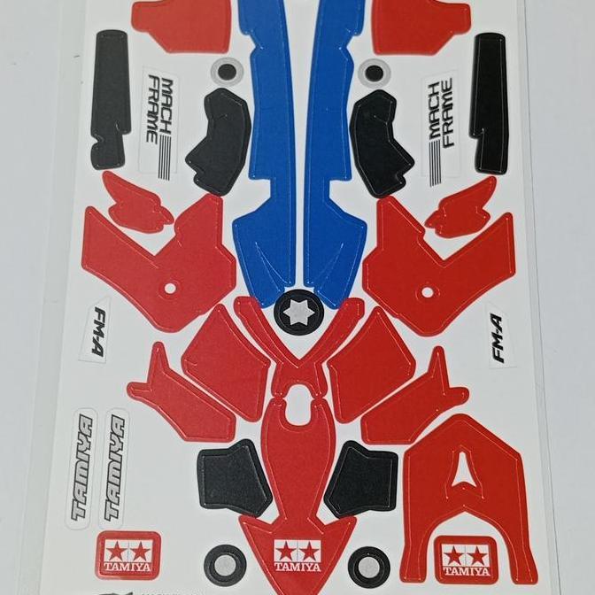 DECAL MINI 4WD MACH FRAME/STICKER TAMIYA MACH FRAME