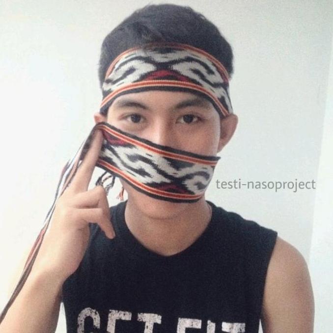 Syal Ikat Kepala Tenun Etnik Kalimantan Toraja NTT Termurah