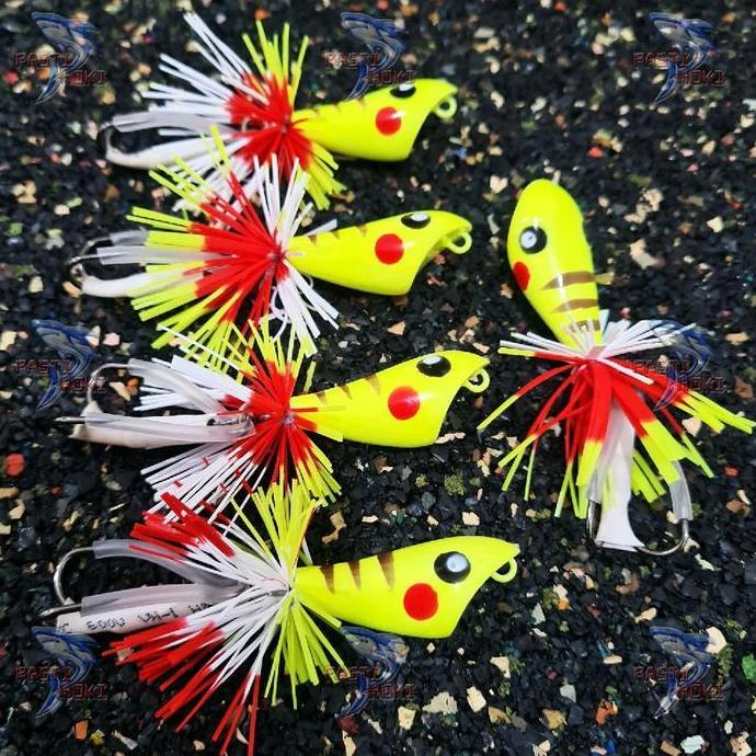 Umpan Pancing Geol Rattle Pikachu 4 cm 7,1 gram / umpan pancing toman gabus