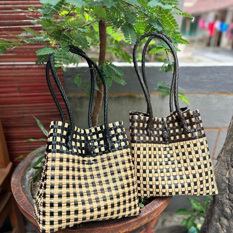 Majid Tas Handmade - Tas Anyaman Plastik Jali Premium Zahra Terbaru