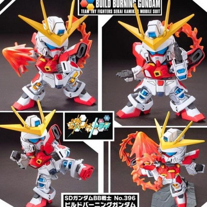 Bandai Original SD BB Build Burning Gundam