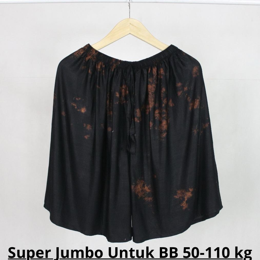 ORIGINAL CELANA PENDEK WANITA SUPER JUMBO HOTPANTS CEWEK JUMBO RAYON MOTIF BALI