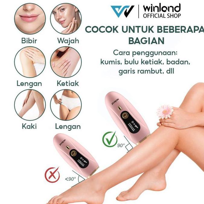 Promo Winland Ipl Laser Hair Removal Ipl Hair Removal Device / Alat Penghilang Rambut  999999 Flash