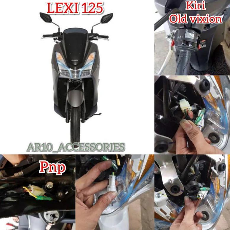 HOLDER SWITCH SAKLAR KIRI LEXI 125 PNP - OLD VIXION - SAKLAR MODIF UNTUK LEXI