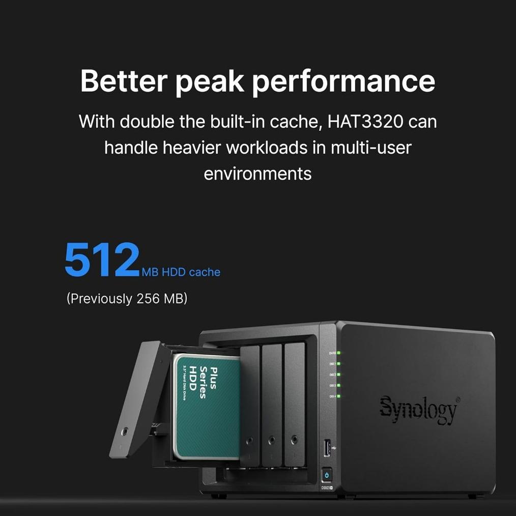 Synology Hat3320-8T 8Tb - Hdd Harddisk 3.5 Inch Sata Plus Series Nas