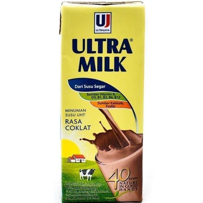 Milkwiol- Susu Ultra 200Ml Cokelat. 1 Dus Isi 24 Pcs. Grosir Murah