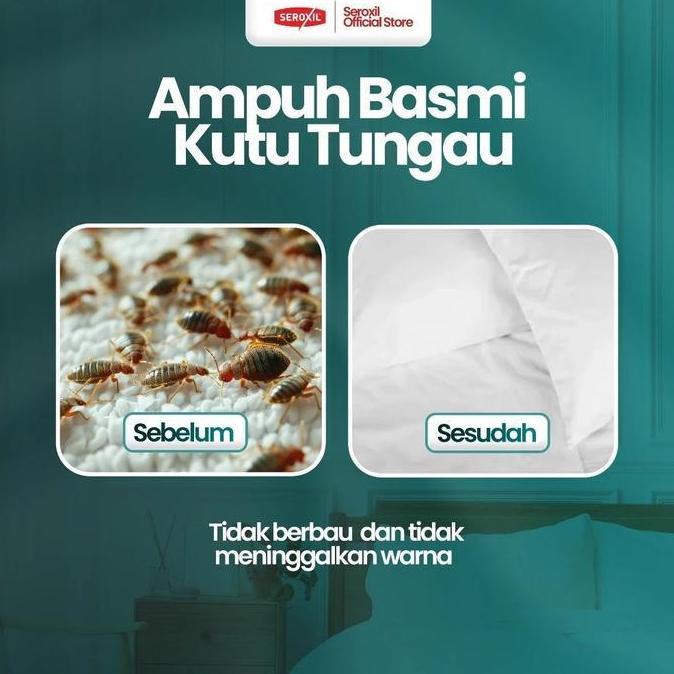 SEROXIL Si Anti Tungau Kutu Kasur Spray 450ml - SEROXIL Pembasmi