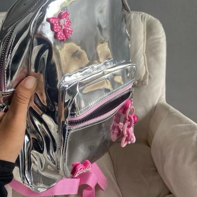 Tas Ransel Wanita Hologram /Tas Gemblok Mini/Ransel Sekolah Anak Termurah