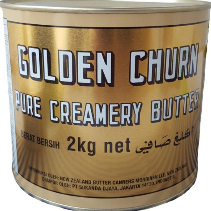 [CAQUEEN] Golden Churn 2kg Tinned Butter / Golden Churn Butter 2kg / Salted Butter