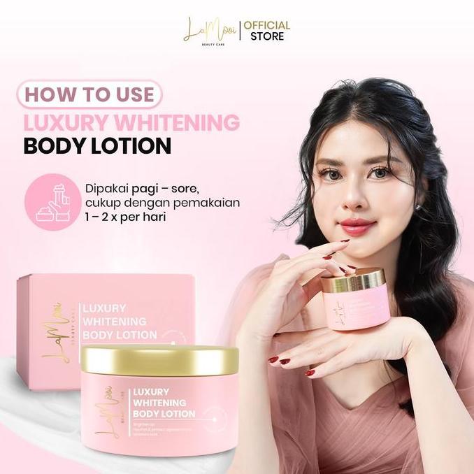 Promo [Lamooi] (2Pcs) Luxury Whitening Body Lotion (Hb Toneup)